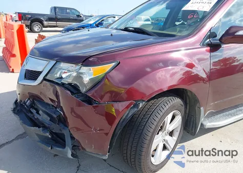 2011 Acura Mdx Technology Package z USA, uszkodzony, nr VIN 2HNYD2H65BH540030